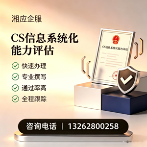 河北CS信息系统化能力评估申报服务