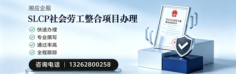 河北SLCP社会劳工整合项目申报服务