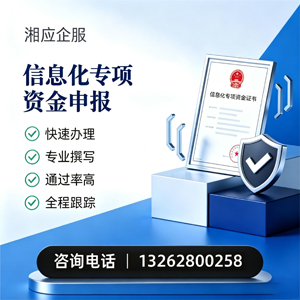 河北信息化专项资金申报服务