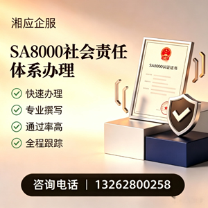 河北SA8000社会责任体系认证服务
